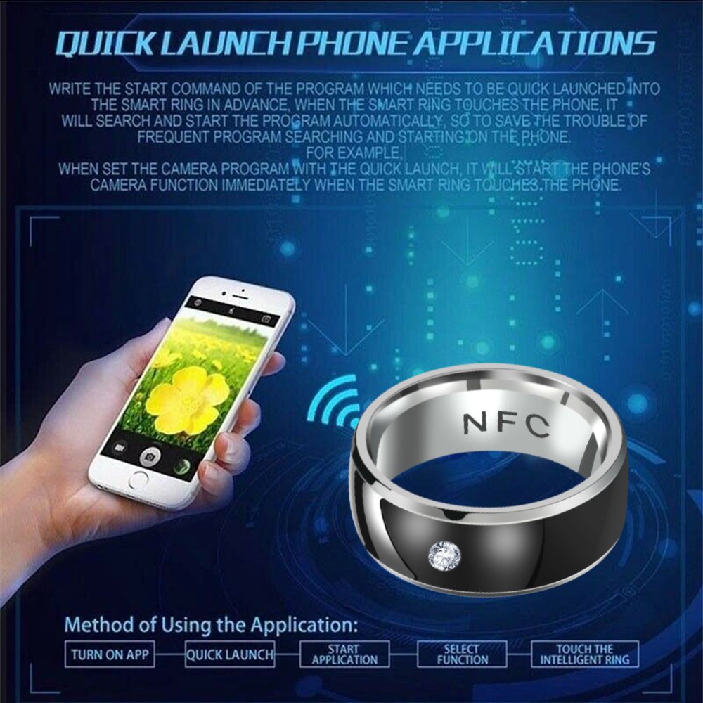Cincin tahan air peralatan pon - Smart Ring Nfc Pay ulasan dan harga