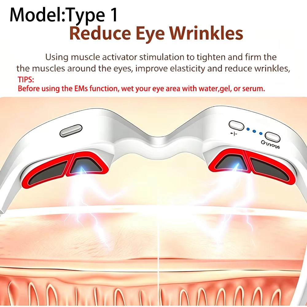 Alat Perawatan Kecantikan Mata - Light Therapy Glasses ulasan dan harga