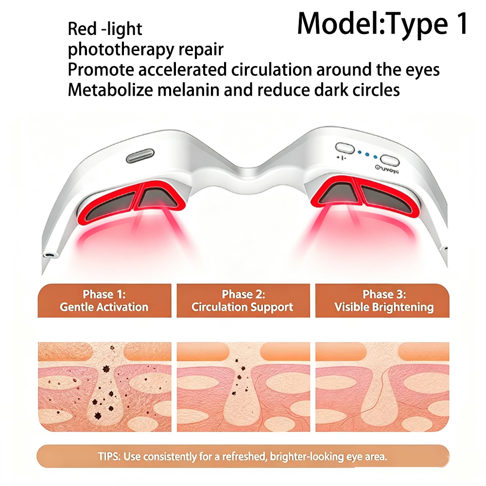 Alat Perawatan Kecantikan Mata - Light Therapy Glasses ulasan dan harga